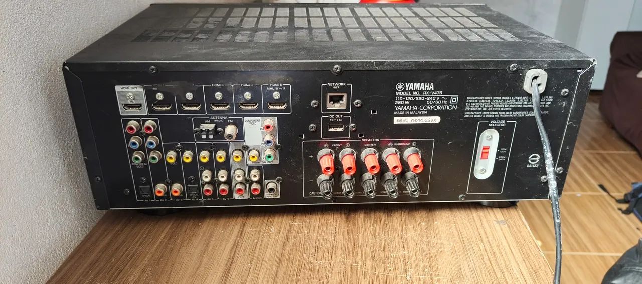 receiver yamaha rx v475 - Foto 4