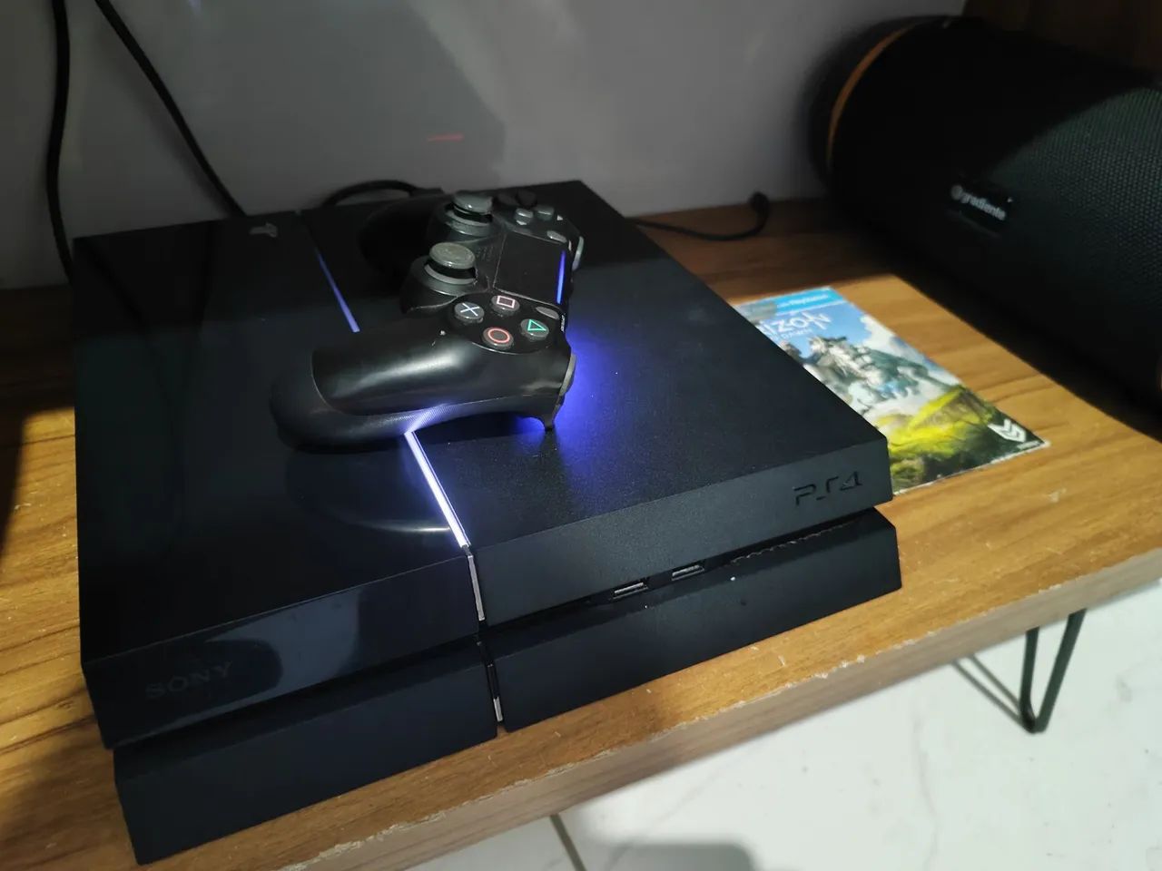 PS4 + jogos + controle aceito cartão! - Foto 2