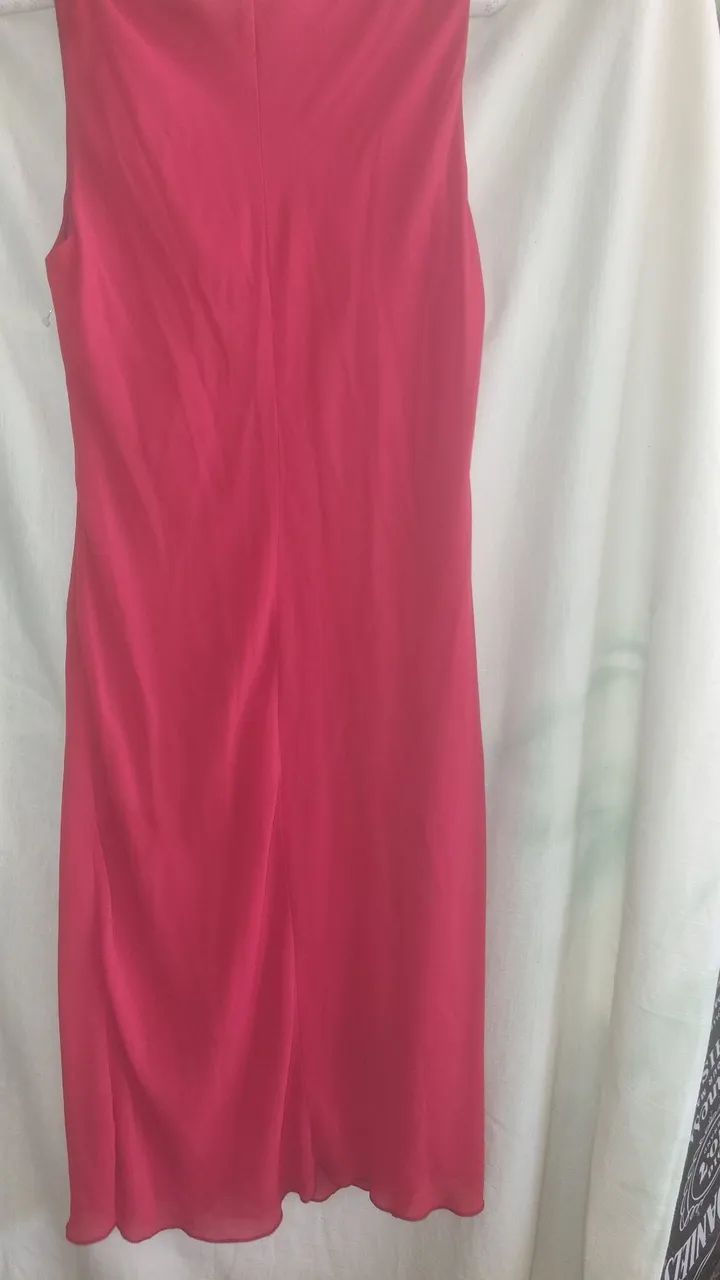 Vestido vermelho de crepe 42 - Foto 4