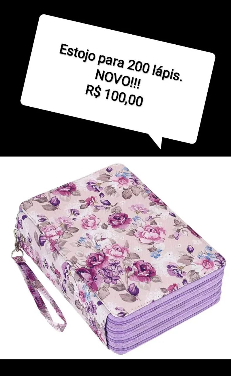 Floral Pencil Case for 200 Pencils