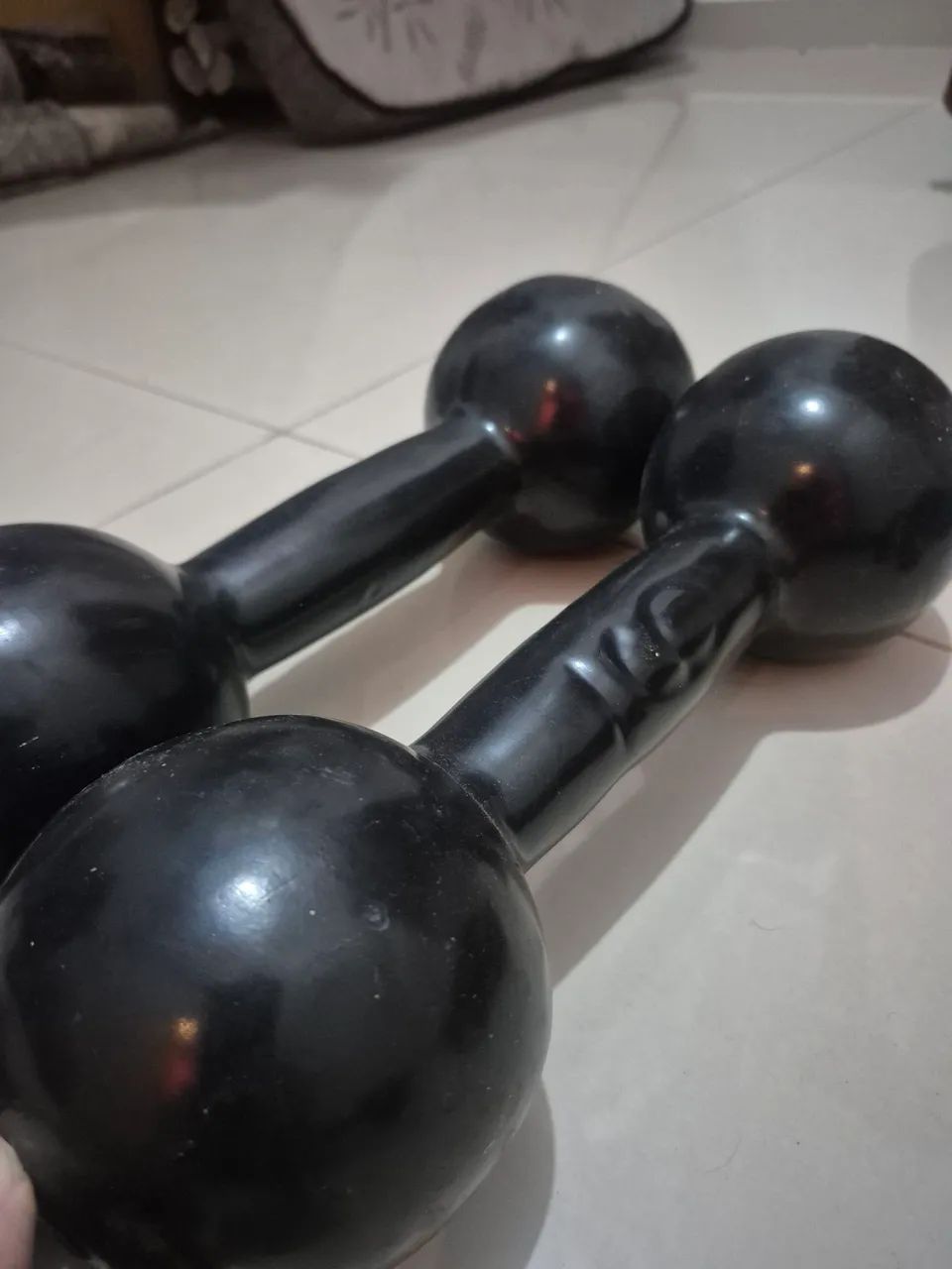 Halter 9kg Ferro Emborrachado 9kg