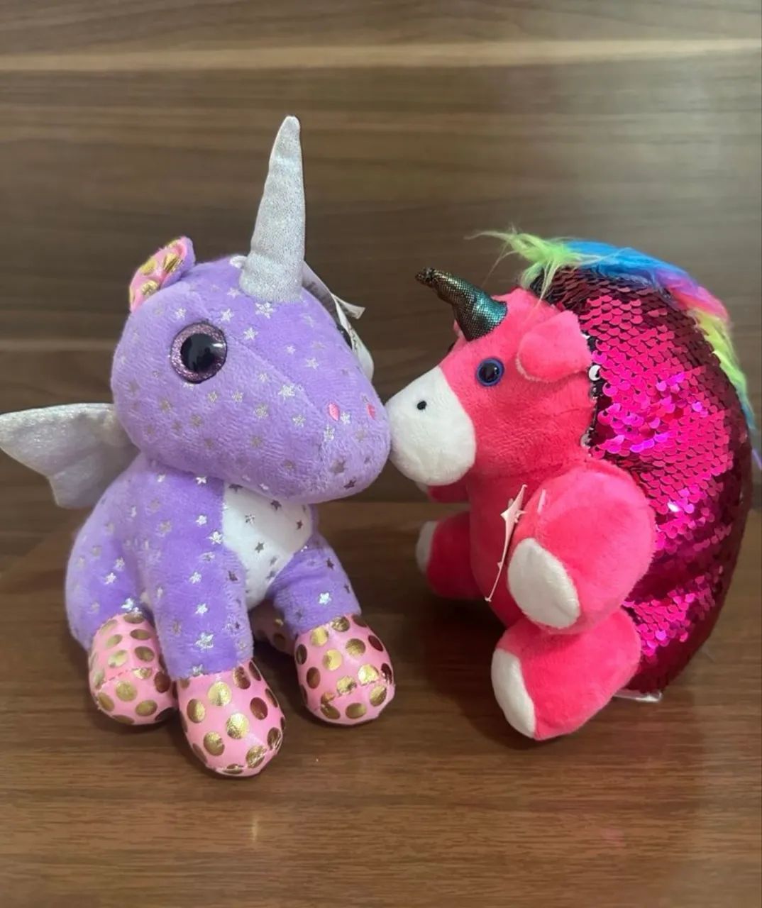 Duas pelúcias Unicórnio e Porco Espinho Br Machine - Foto 5