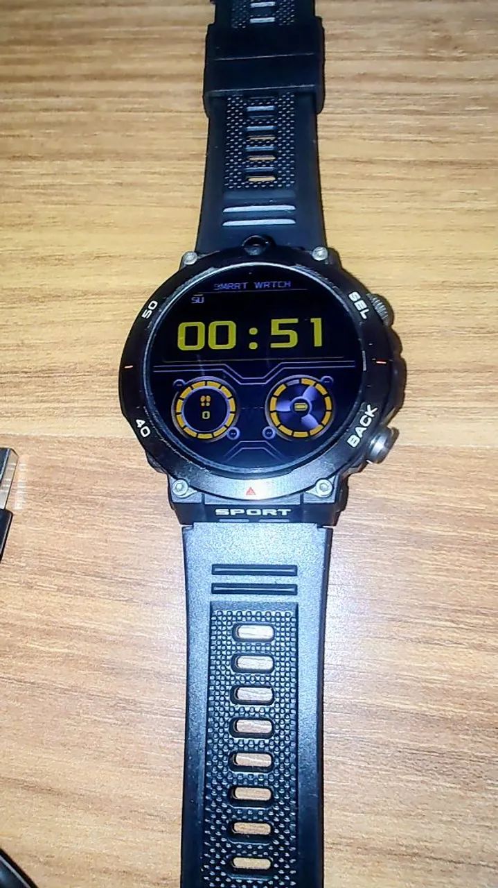 Smartwatch H10 Android/ SIM/ Duas Câmeras - Um celular no pulso  - Foto 3