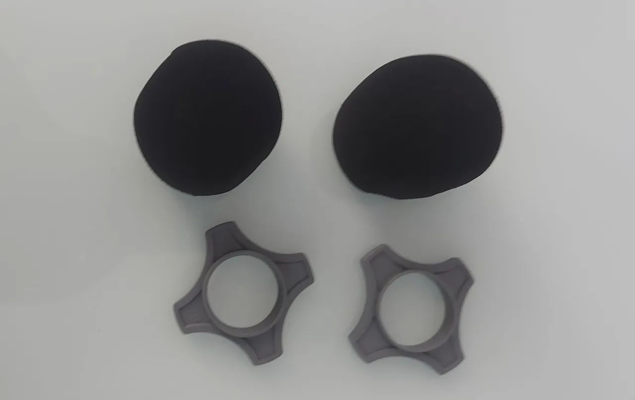 2 microfones sem fio novos - Foto 3