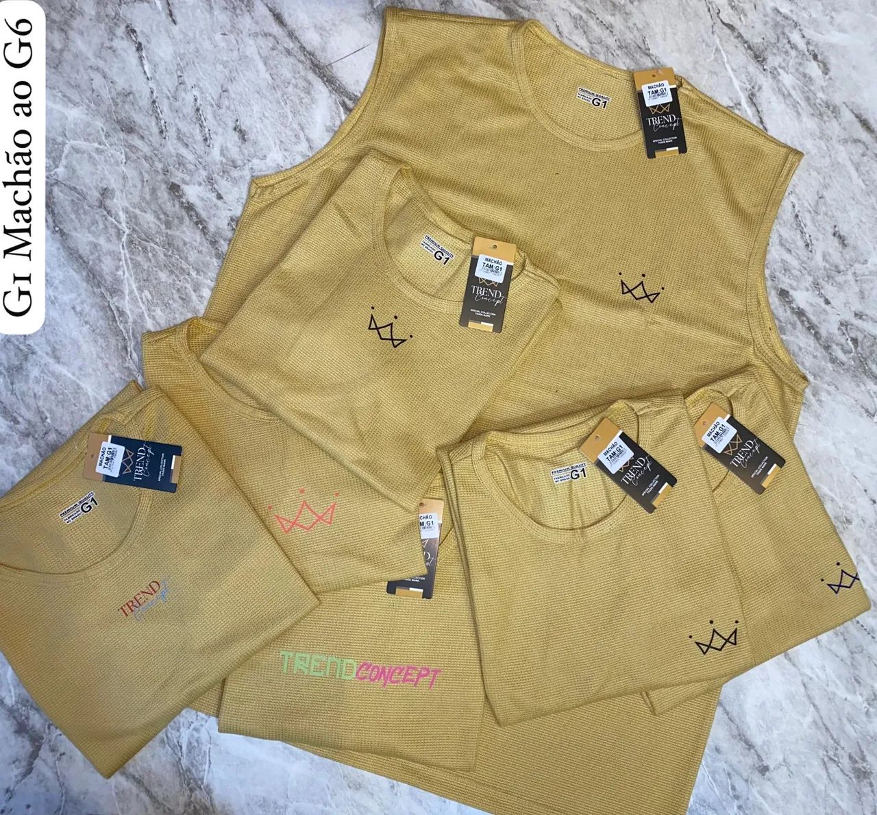 regata tricô plus sizes do g1 ao g6  - Foto 2