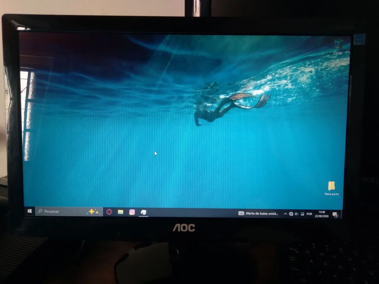 MONITOR AOC + cabos 