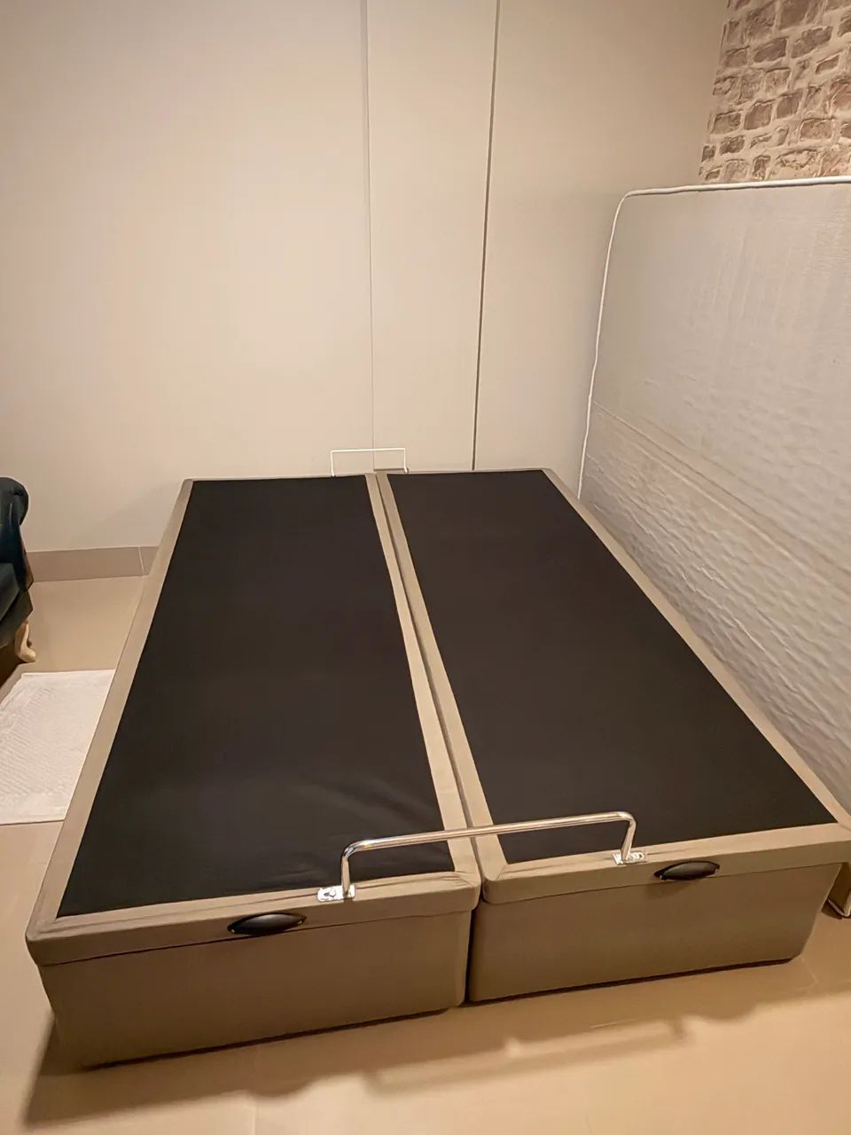 Baú box anti refluxo cama queem  - Foto 2