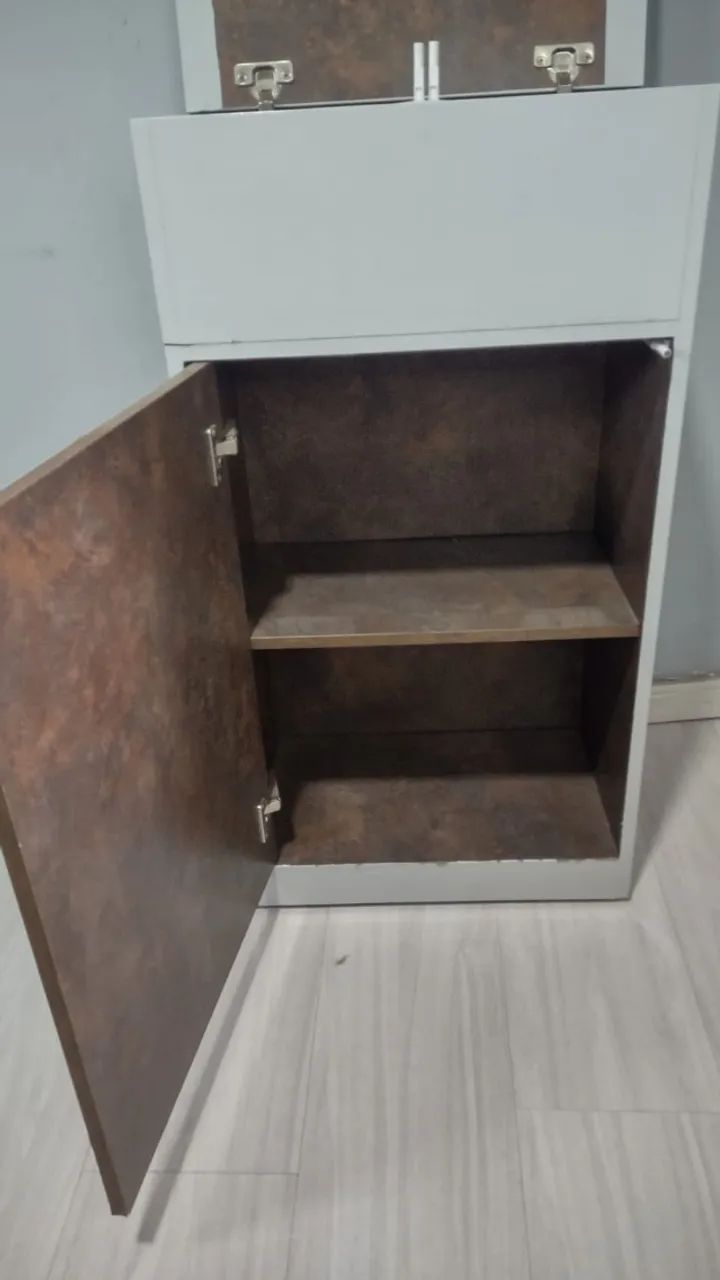 Armário Organizador / Multiuso Compacto com Compartimento Superior - Foto 3