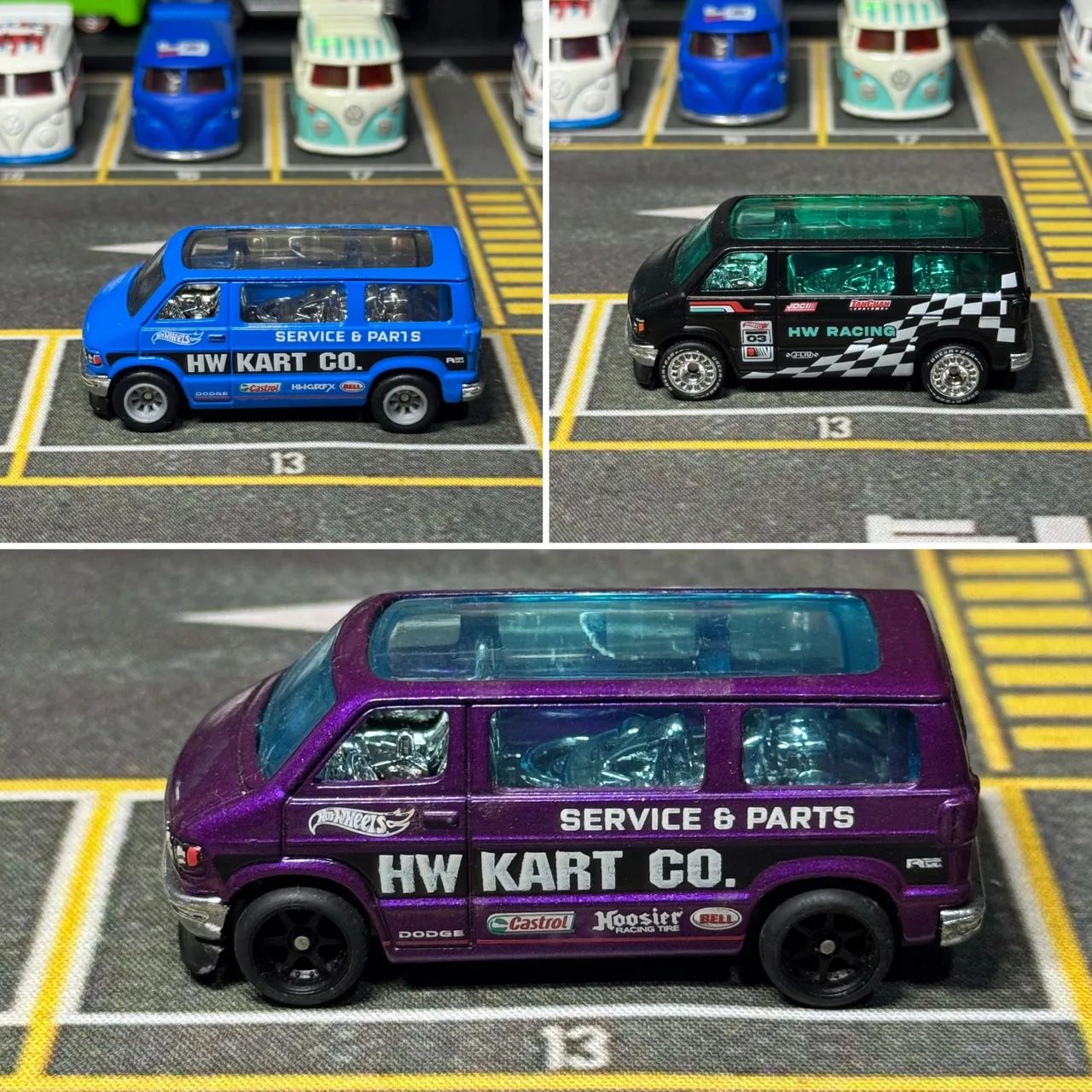 Lote Dodge Van - Hotwheels  - Foto 3