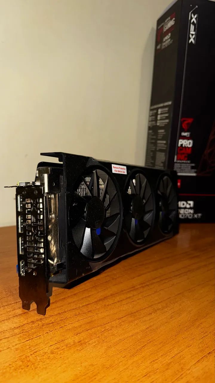 PLACA DE VÍDEO XFX RX 9070 XT 16GB SWIFT - Nova Open Box   - Foto 4