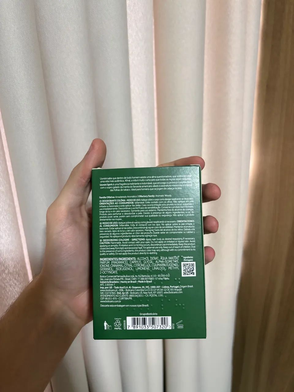Uomini Spirit Colônia 100 ml - Foto 4