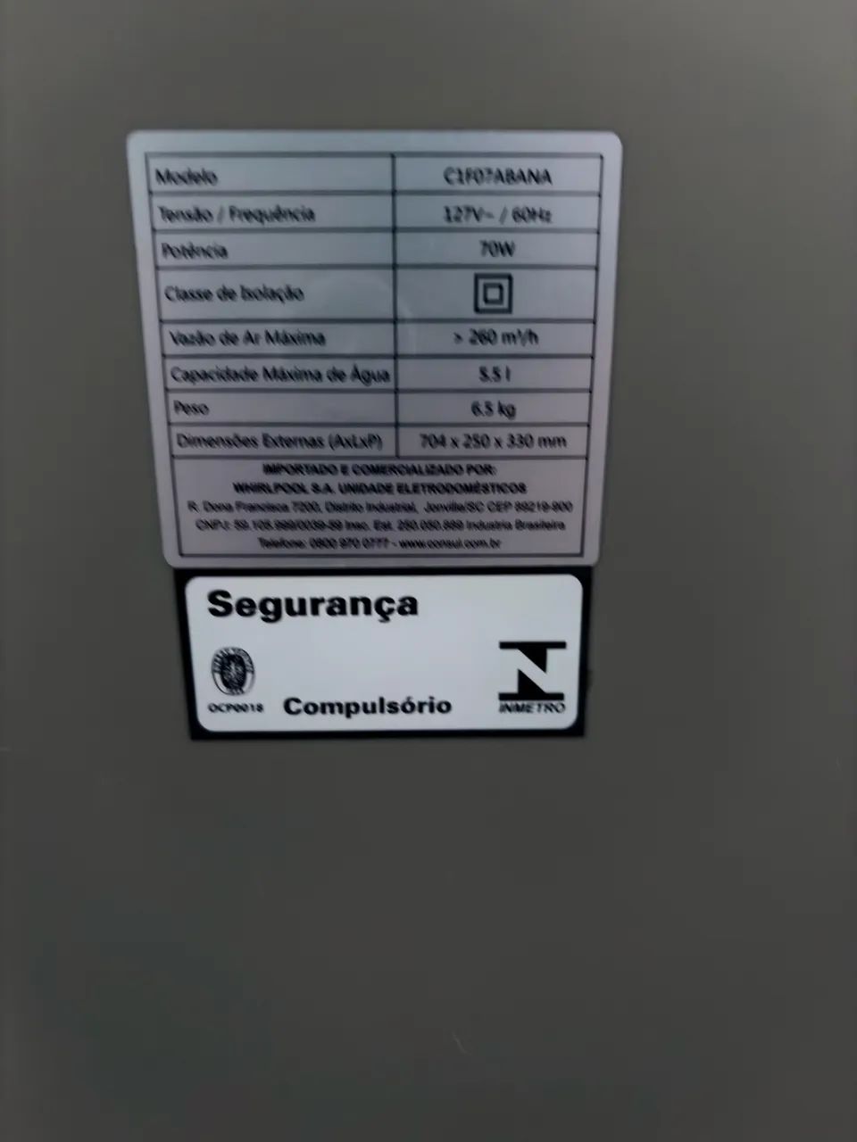 Climatizador Cônsul Bem Estar