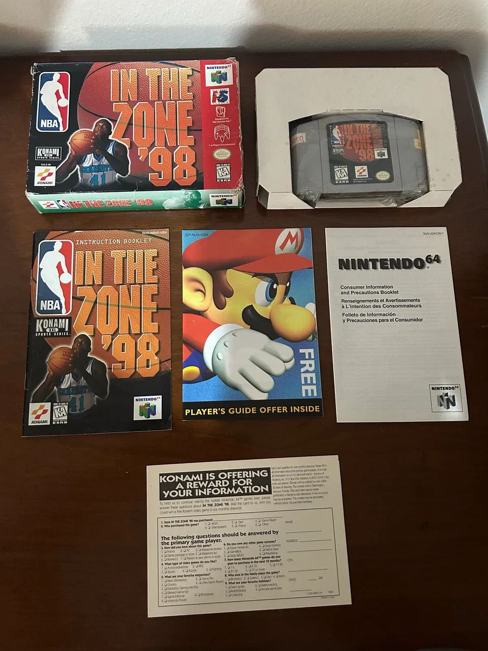 In The Zone 98 Nintendo 64 