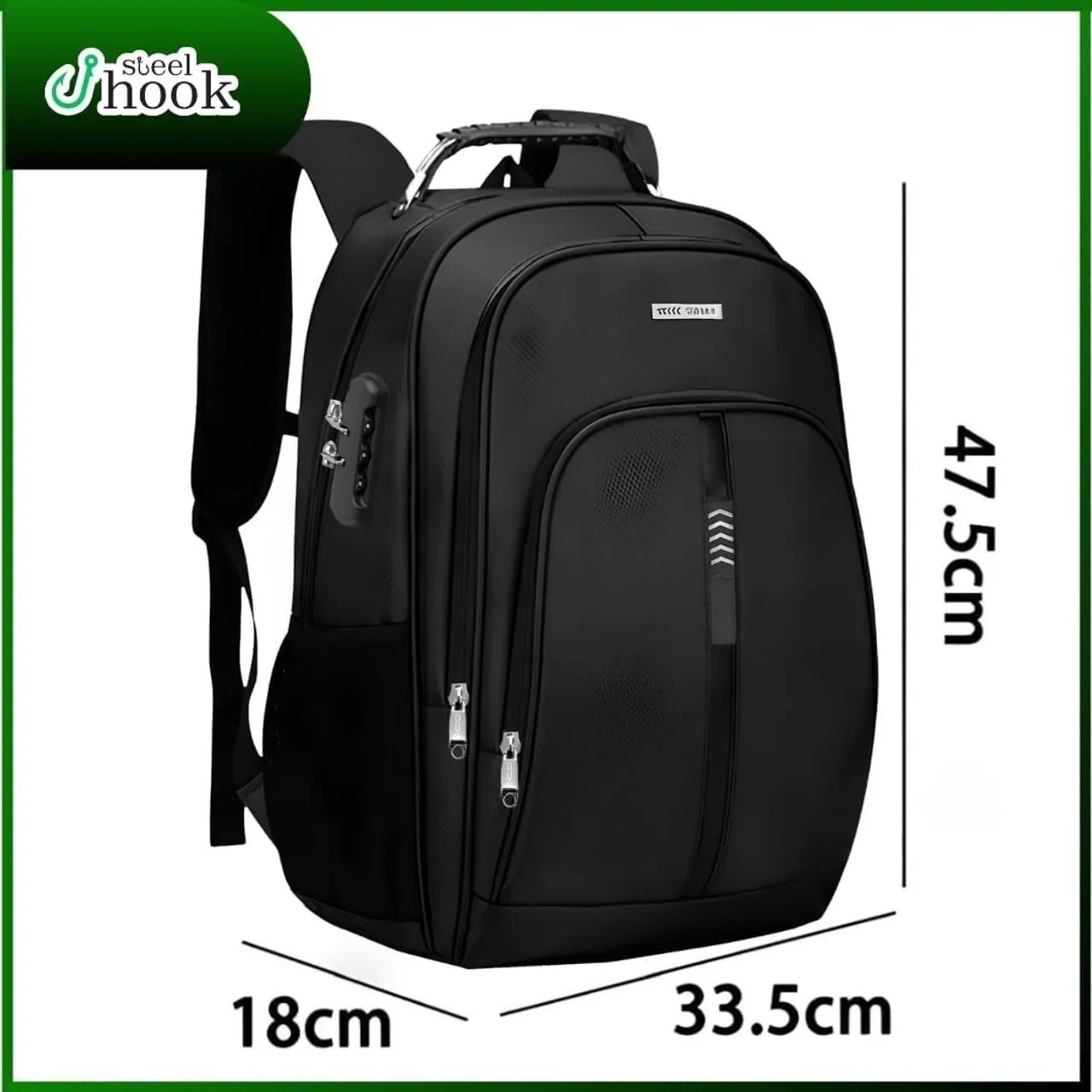 Mochila Executiva Antifurto Impermeável com USB - Foto 3