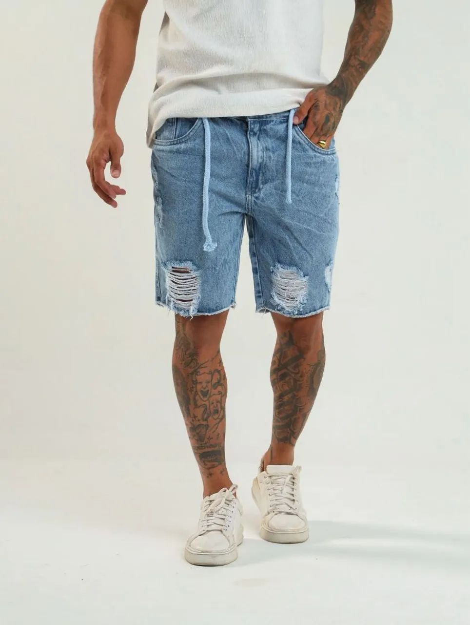 Bermudas jeans modelos raspadinhas 
