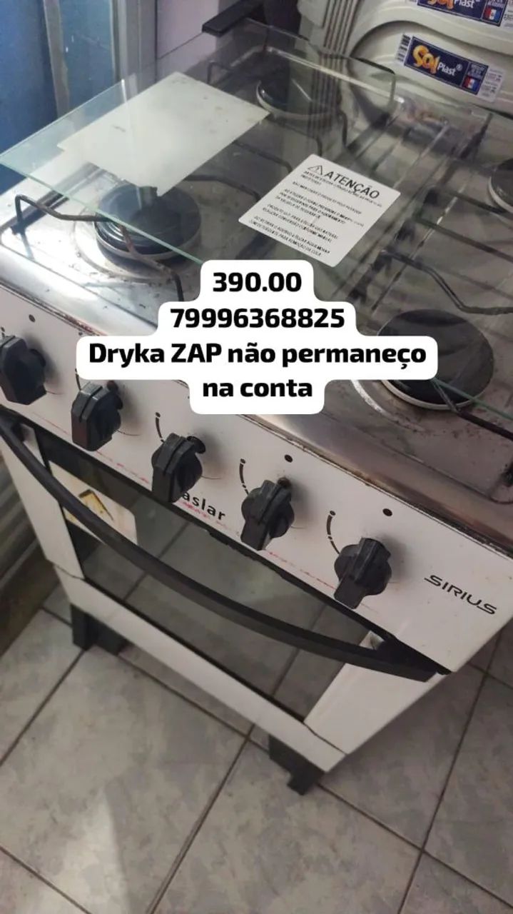 Fogão usado 