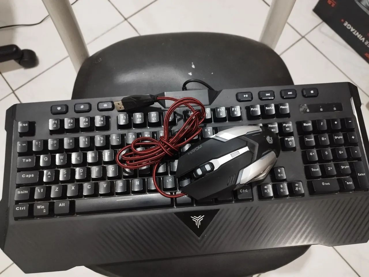 Mouse e teclado Gamer
