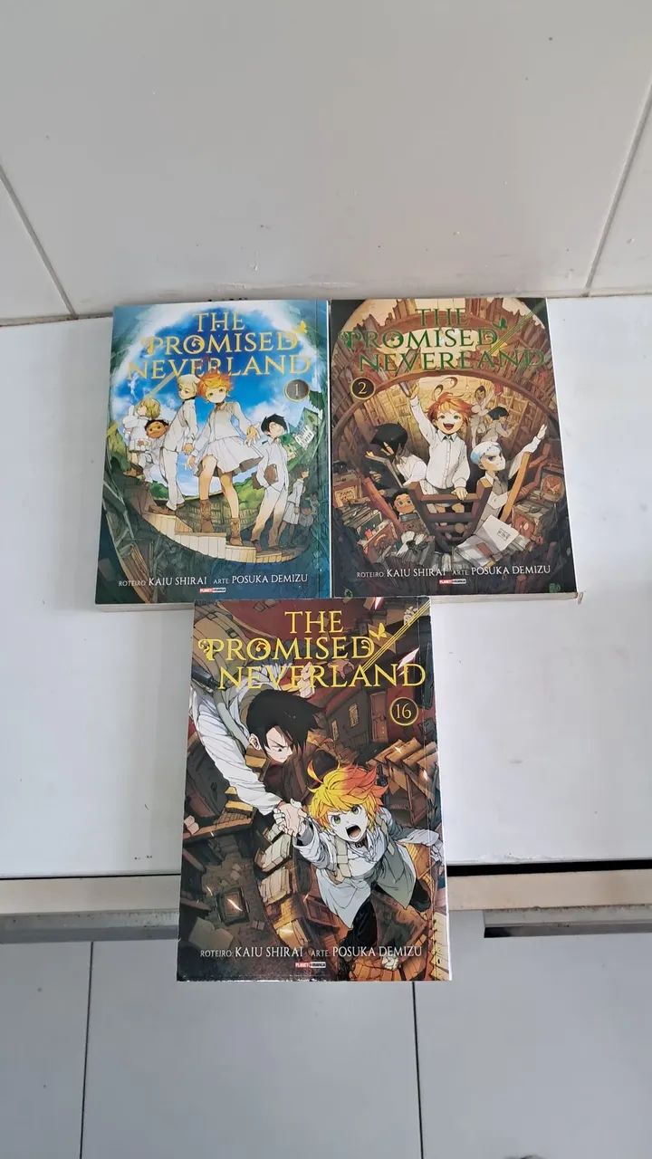 The promised neverland vol 1, 2 e 16