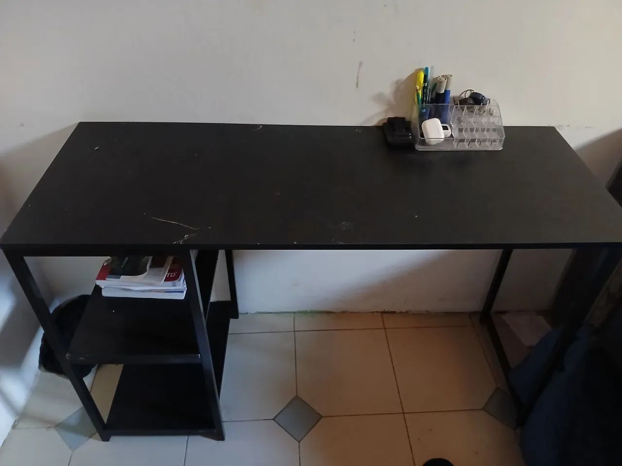 Escrivania preta mesa de computador  - Foto 5