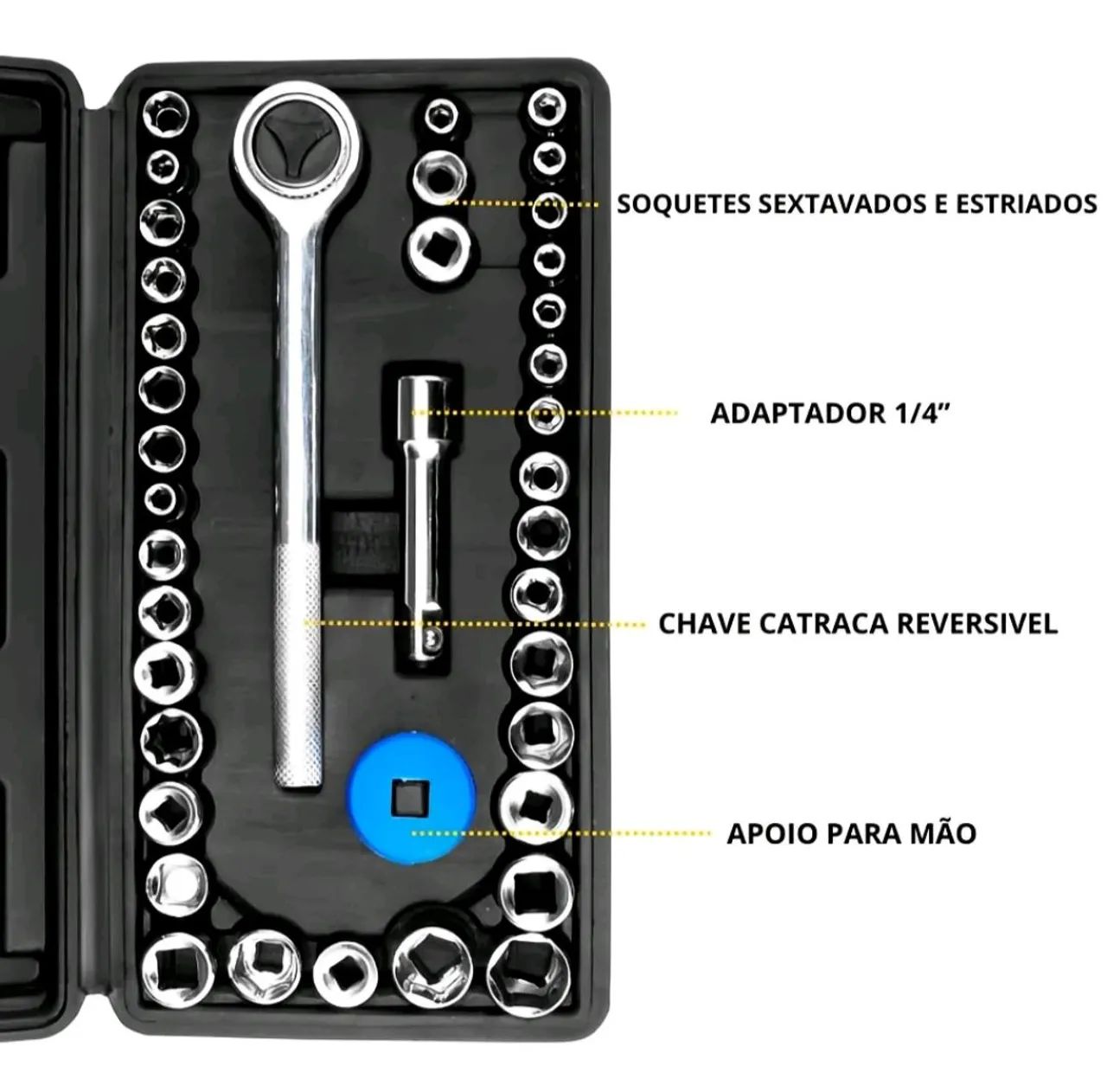 Kit de ferramentas 40 peças LACRADO! - Foto 3