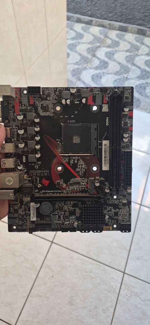 Placa mae pichau danuri a520m-px, ddr4 socket AM4, M-ATX