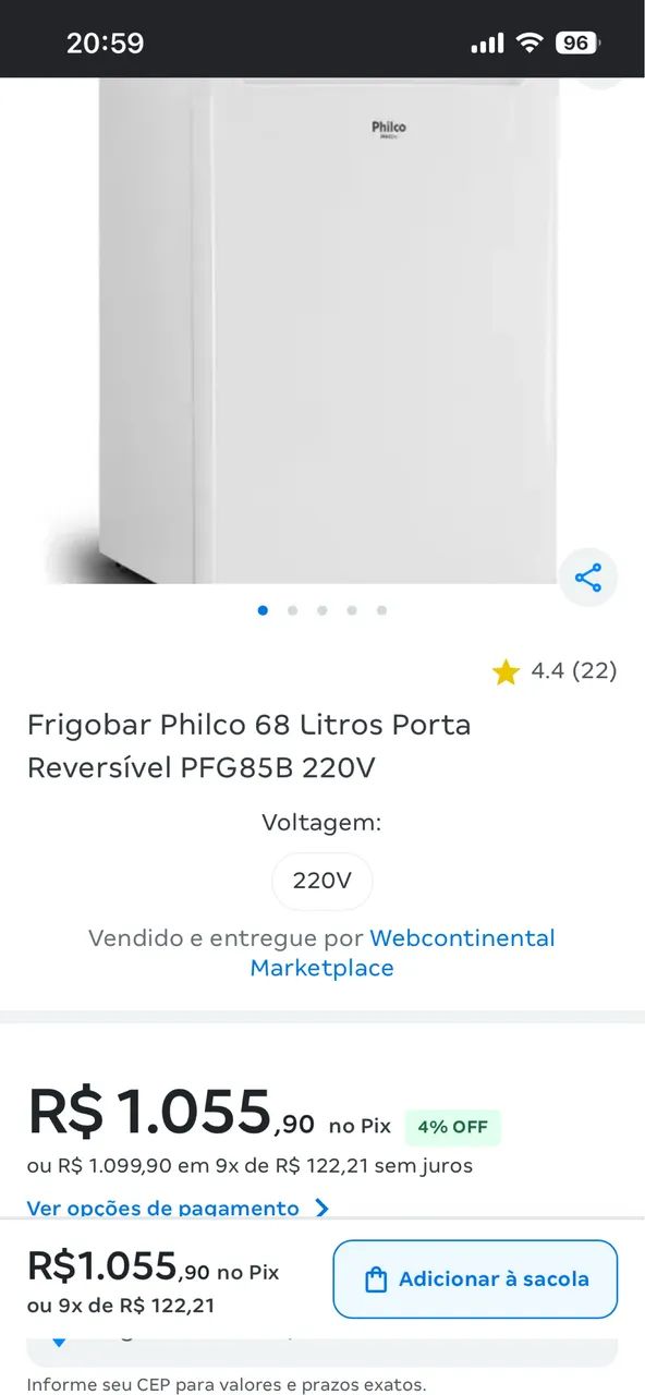 Frigobar da marca Philco - Foto 3