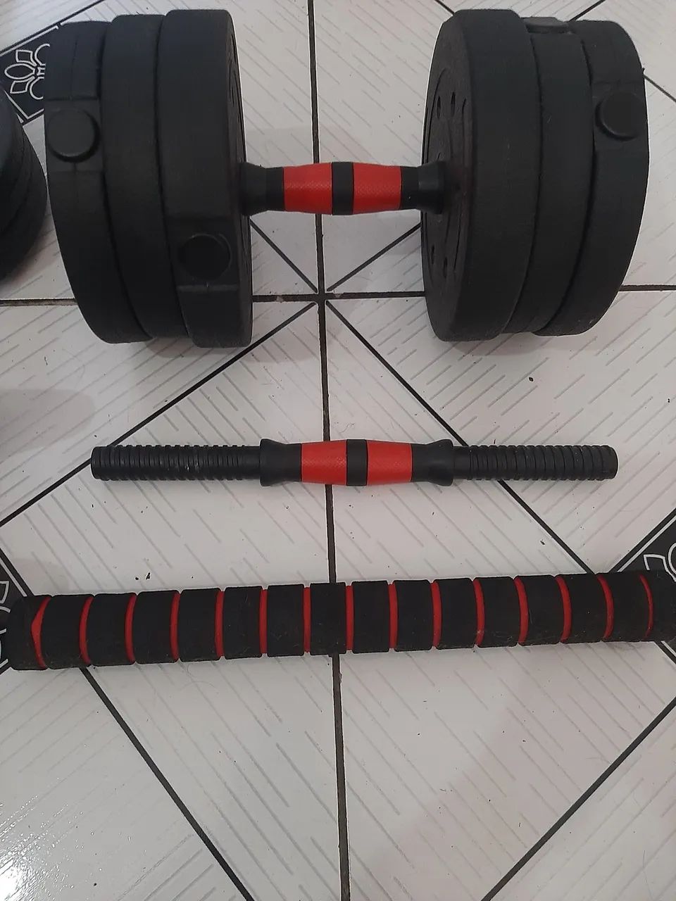 Halteres para exercícios academia casa - Foto 2