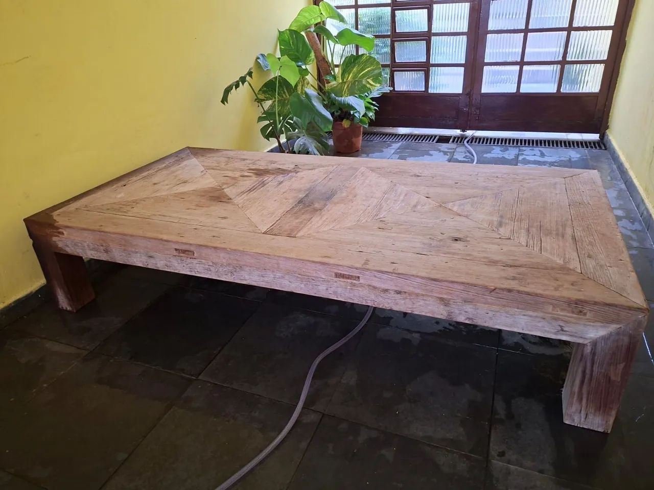 Mesa Central de Madeira - Foto 3