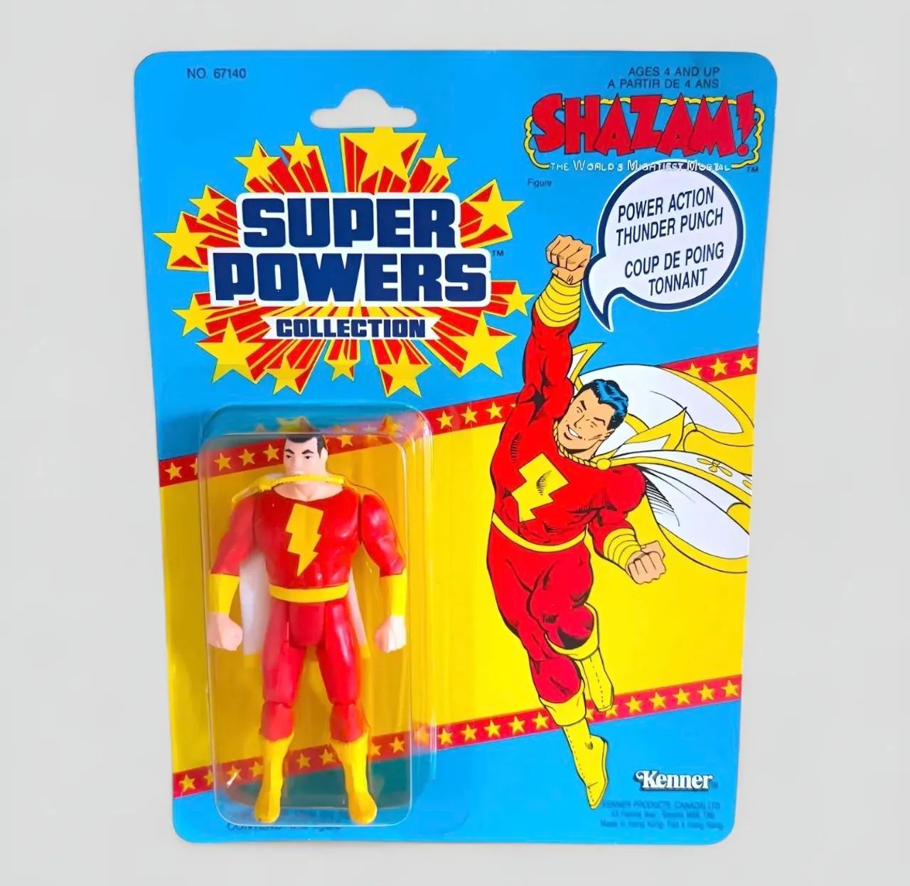 H6 超レア SHAZAM X 90s Rare Works Shazam Lacrado Coleção Super Powers Kenner (não Estrela) - Hobbies