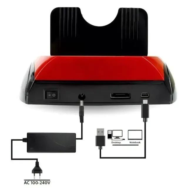 Dockstation Leitor Usb Hd Externo Case Sata Ssd Ide Sd Bm753 - Foto 5