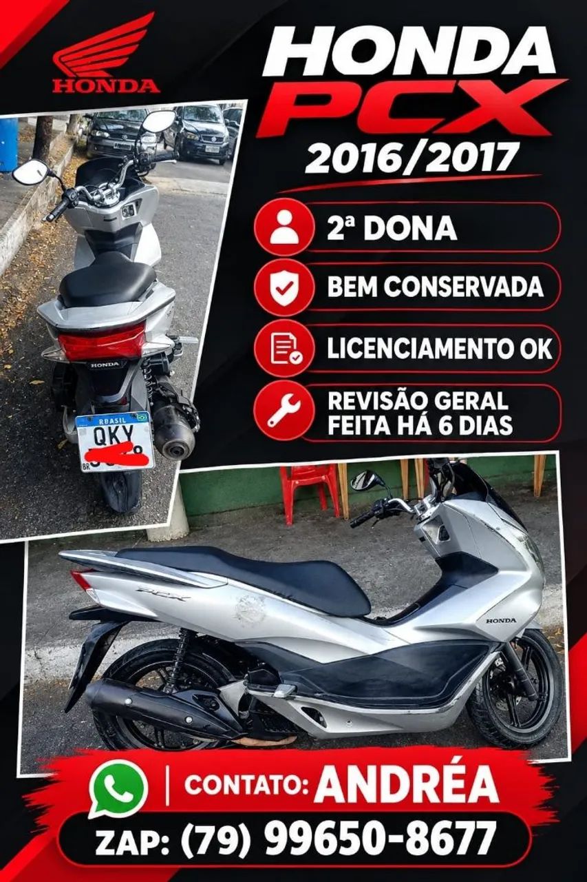 vendo moto PCX 2016/2016