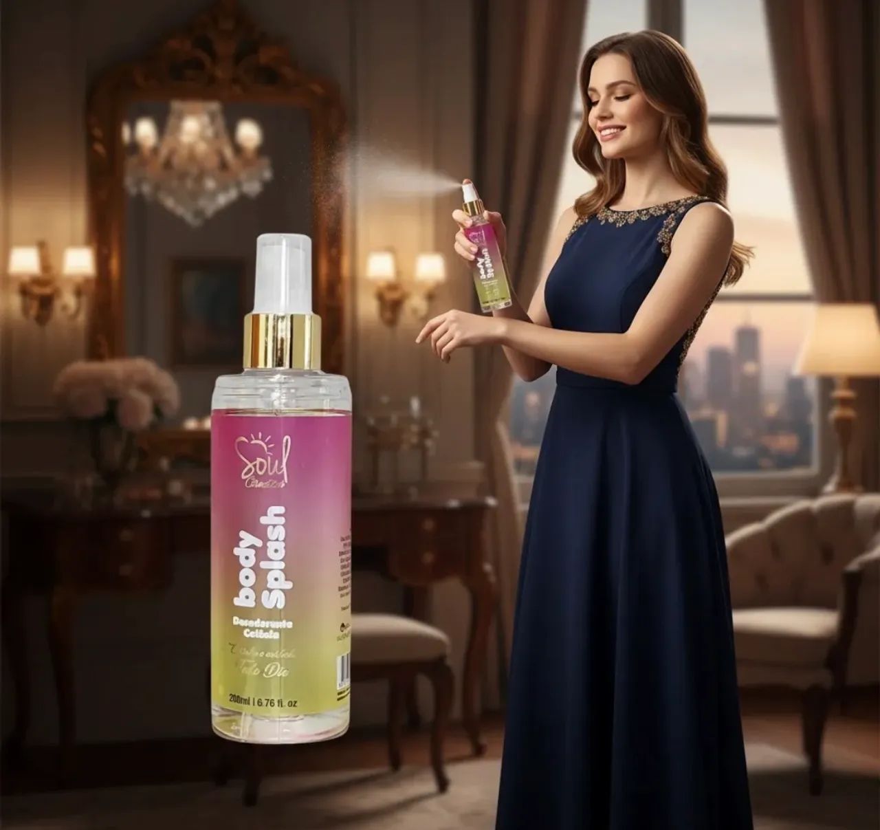 Kit 4 body splash perfume Virginia + brinde  - Foto 4