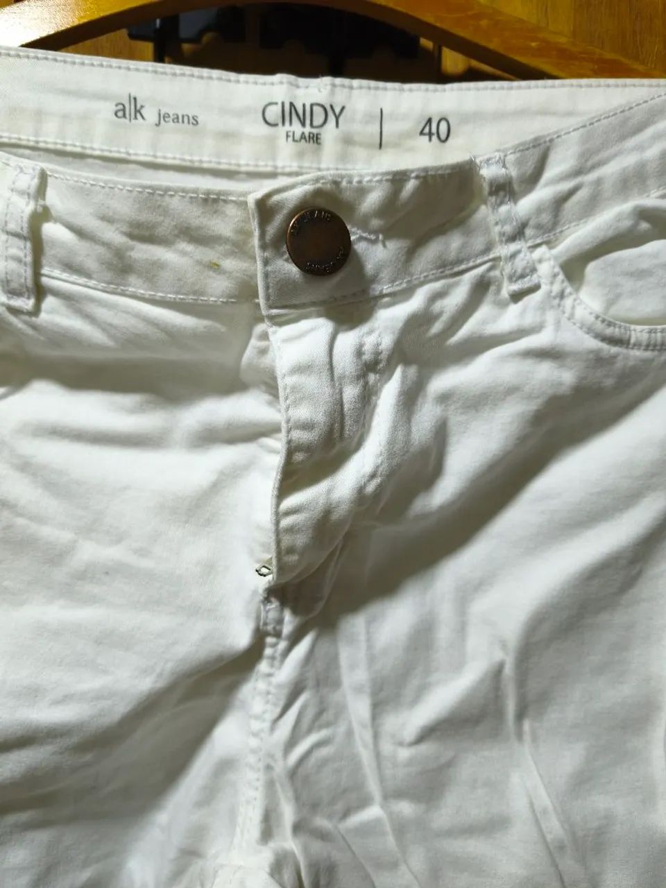 Calça jeans branca  - Foto 2