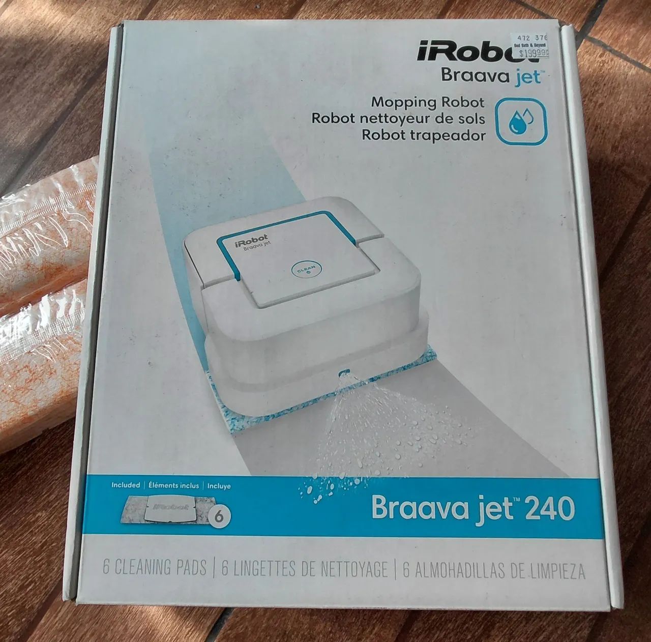 Robô Passa Pano iRobot Braava jet 240 - Completo na Caixa (Pouco