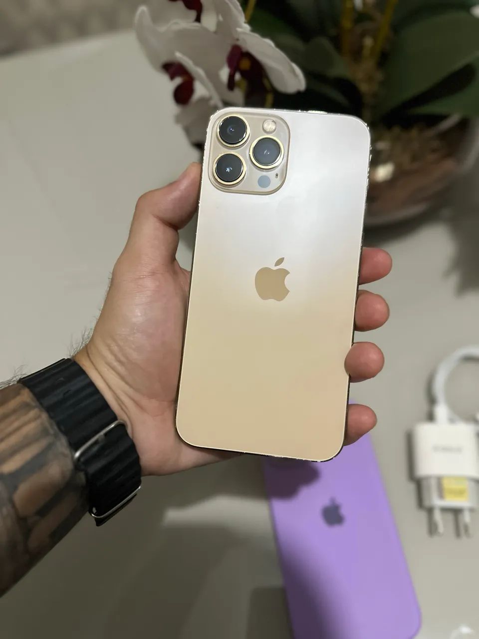 iPhone 13 Pro Max Gold - Foto 4
