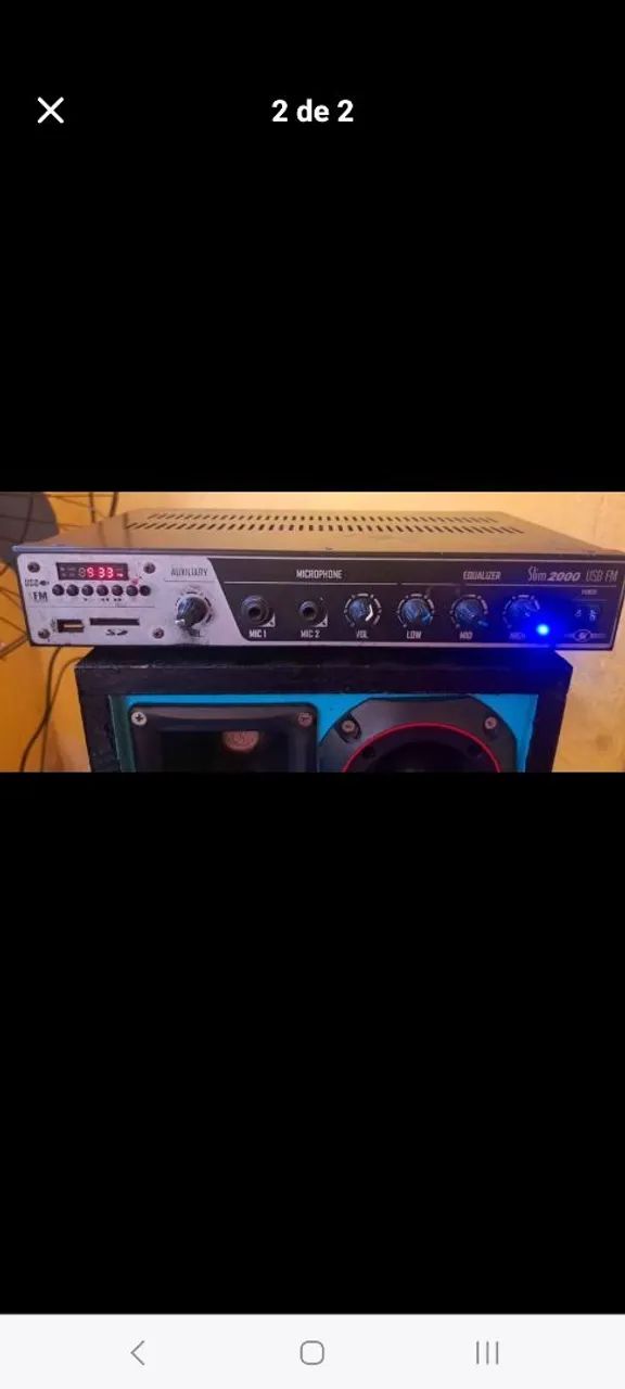Amplificador Slim 2000 Equalizer - Foto 2