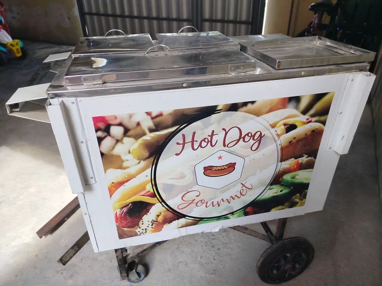 Carrinho de cachorro quente 