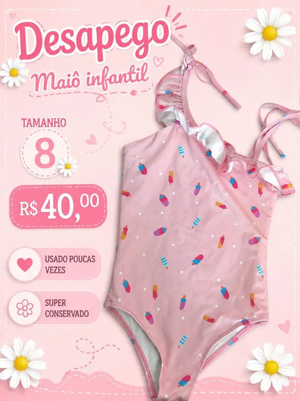 Maiô Infantil 
