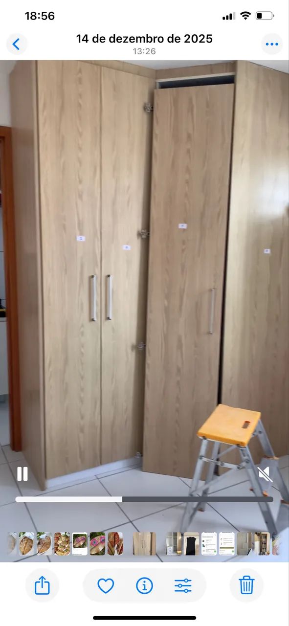 Vendo guarda-roupa em L, com 3 portas - Foto 3