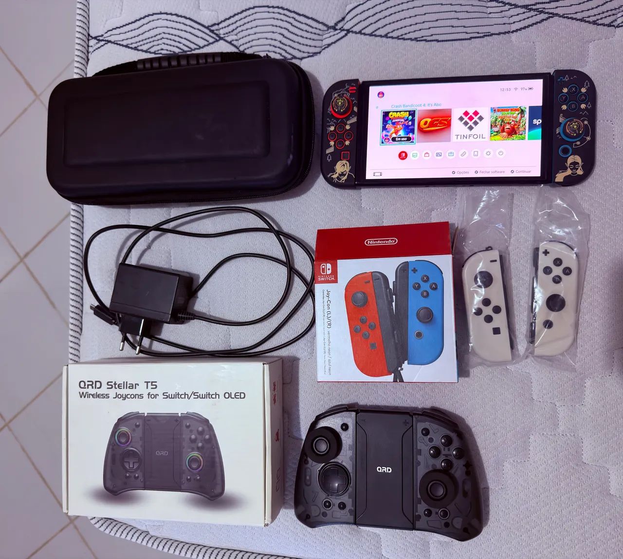 Nitendo Switch Oled DESBLOQUEADO 256GB - Foto 2