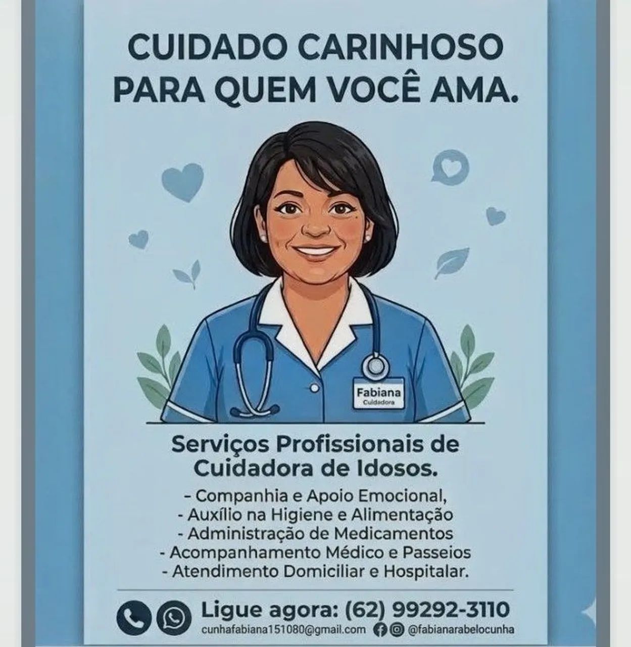 CUIDADORA DE IDOSOS 