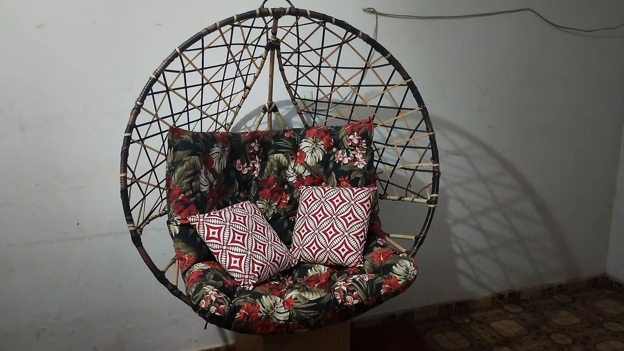 Balanço de vime sintético 