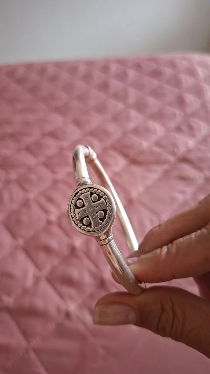 Bracelete  São Bento prata925  - Foto 2