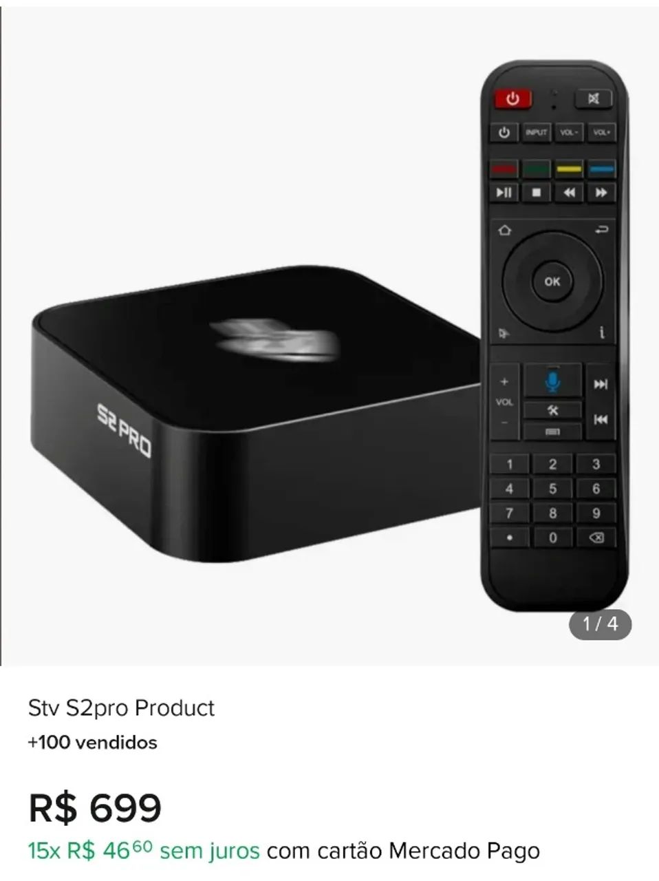 ? STV S2 Pro ? 6 MESES DE USO ? 100% FUNCIONANDO!