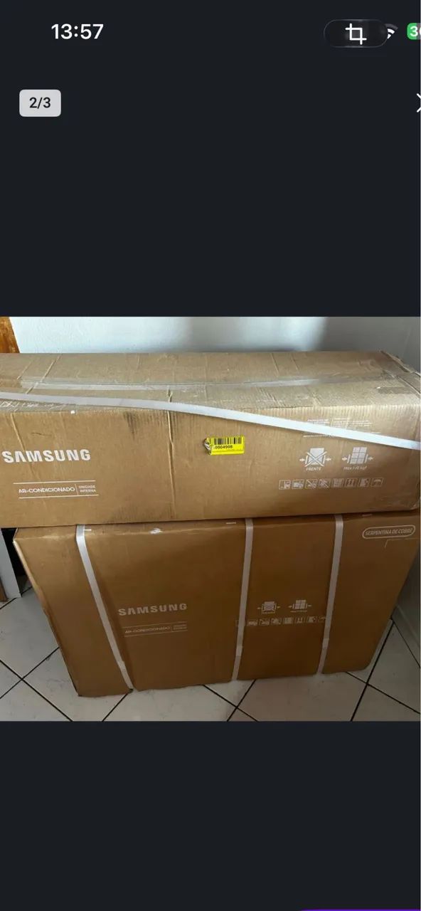 Ar condicionado 24 mil btu Frio inverter Samsung 