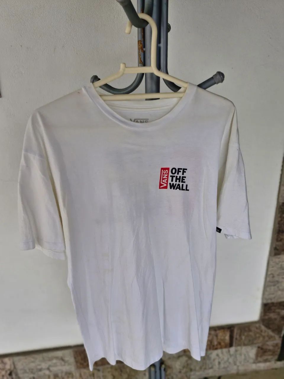 Camiseta Vans branca original