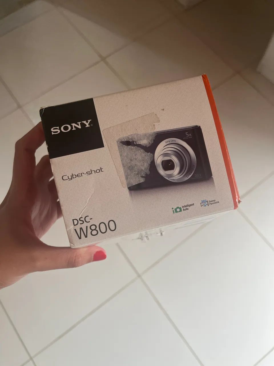 Câmera Sony Cyber-shot DSC-W800 20.1MP + Acessórios e Caixa - Foto 4