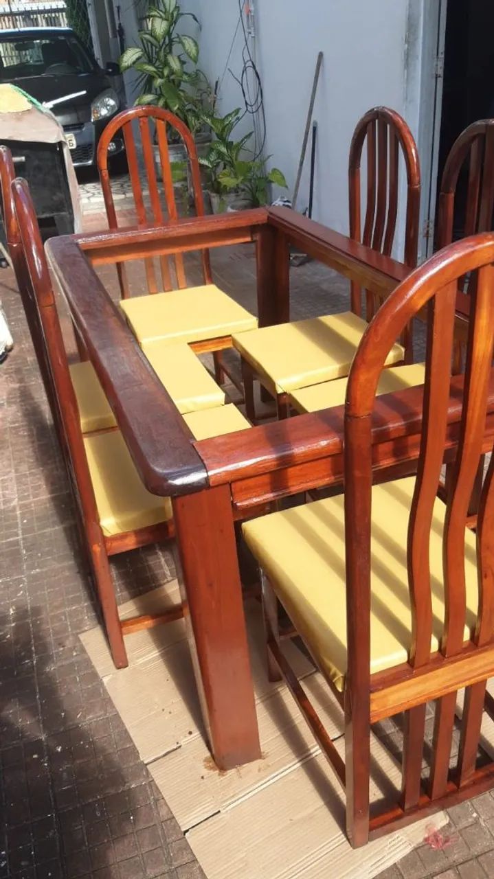 Mesa de Mógno com cadeira de Mógno - Foto 2