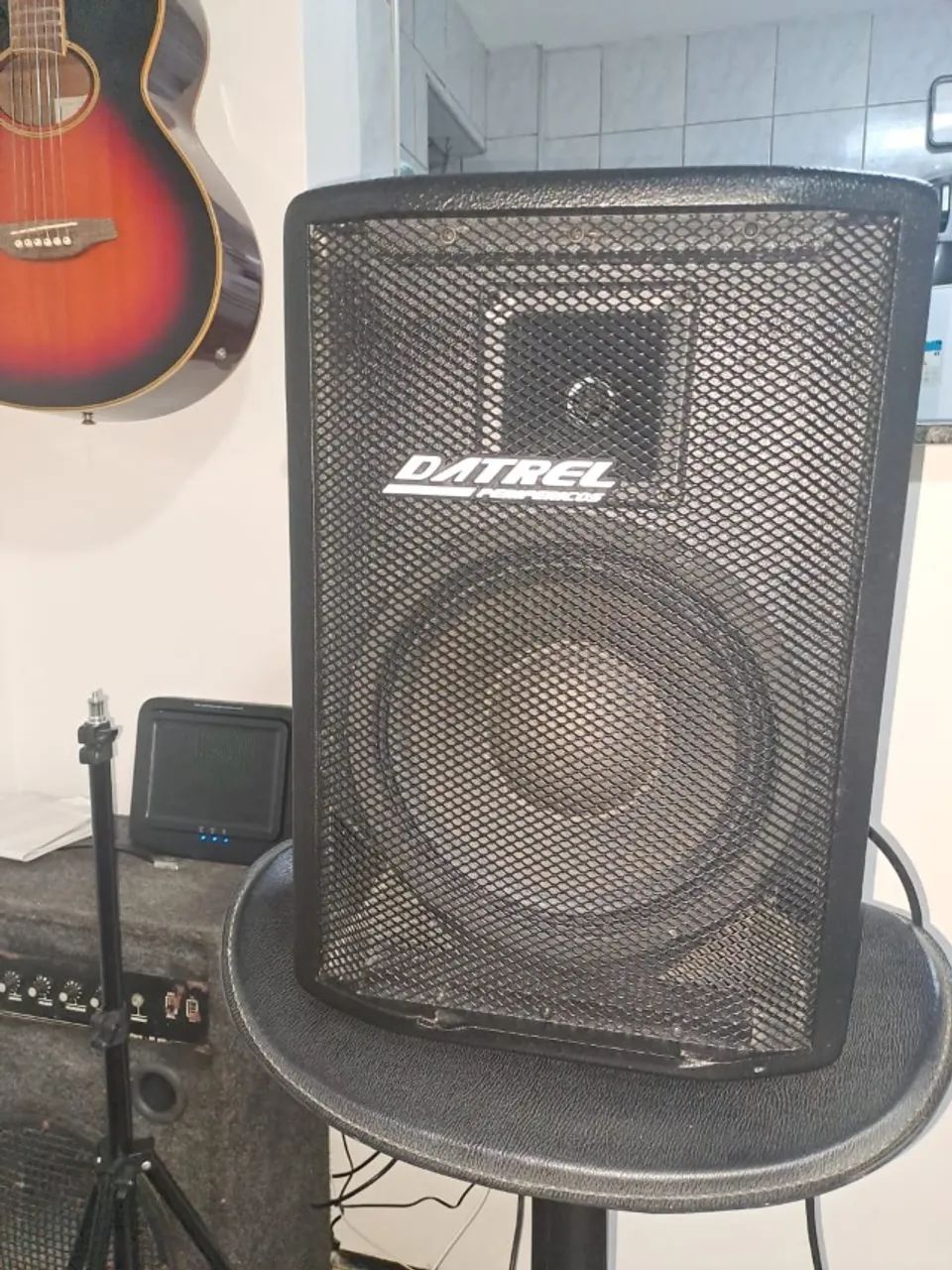 Caixa de Som. Pode ser Ativa ou Passiva Datrel 10" 200w Usb Bluetooth NOVA  - Foto 2