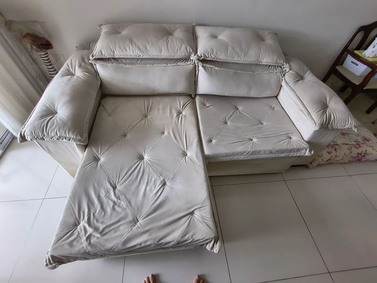 Sofá retrátil novo - Oportunidade - Foto 3